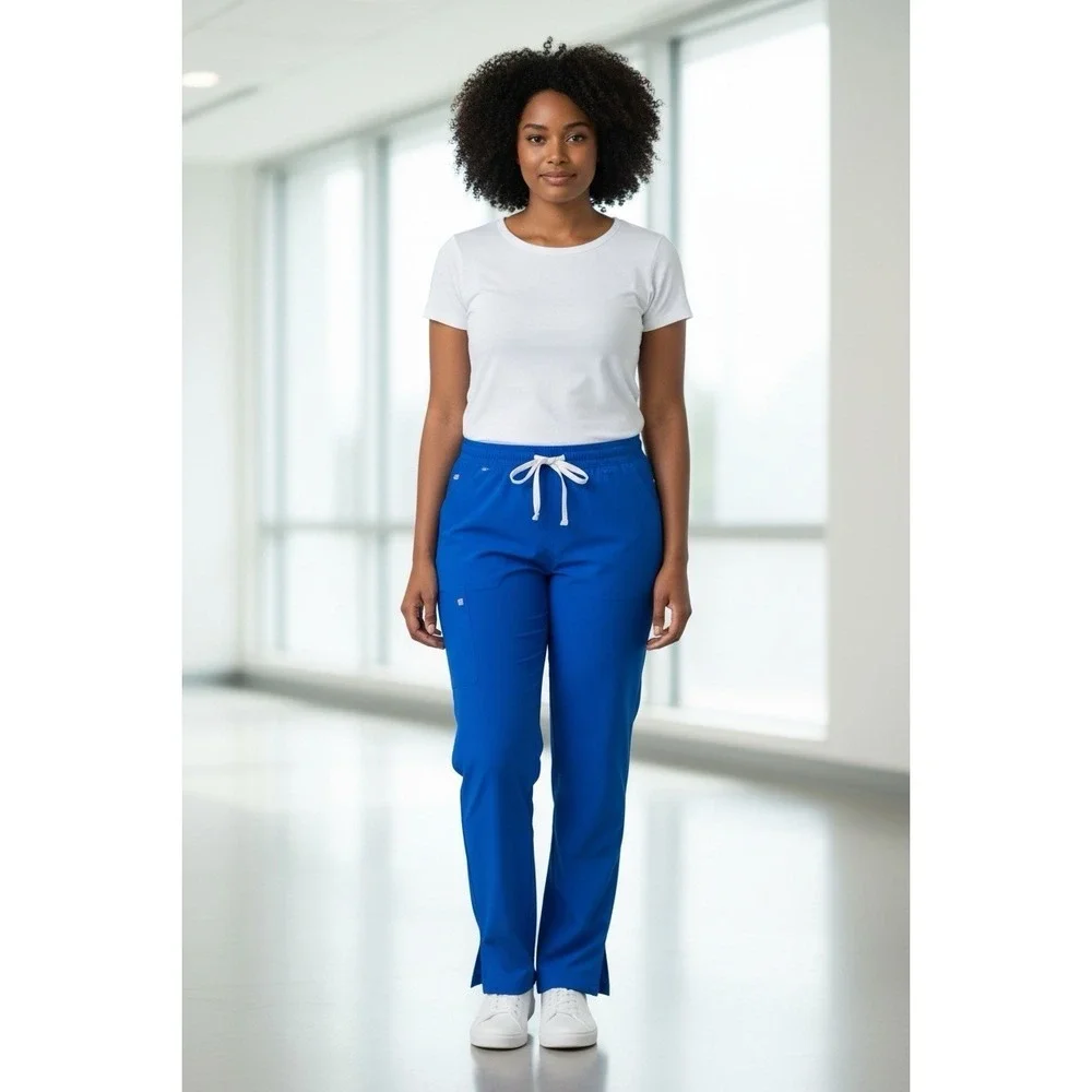 FIGS Kade Cargo Scrub Pants XL Royal Blue NWT Technical Collection